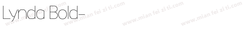 Lynda Bold字体转换